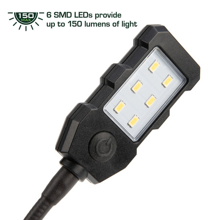 Illuminator 150-Lumen Rechargeable 3-In-One Magnetic Flex-Shaft LED Utility Lamp 93119